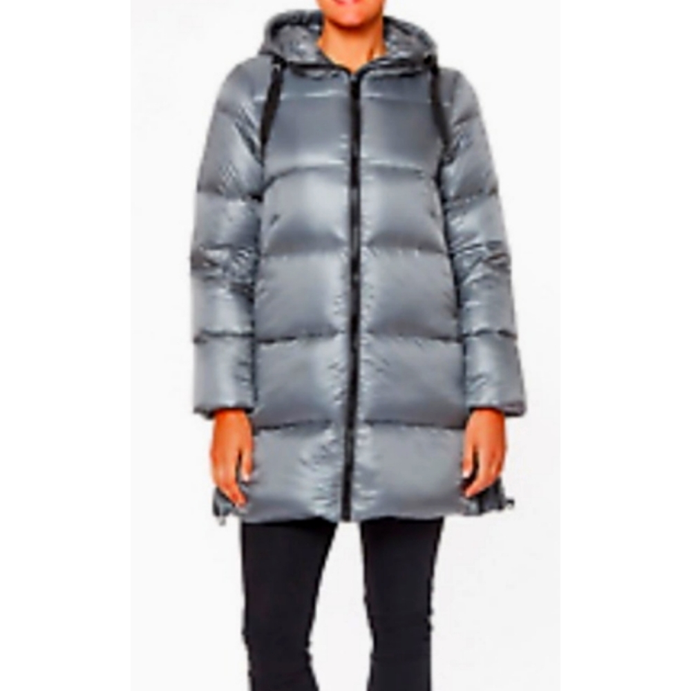 ♨️NWOT Stylus Water Resistant Down Puffer Jacket in Pewter Grey Size-XL